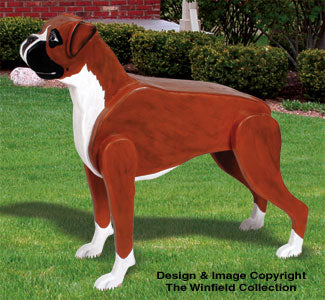 3D Life-Size Boxer Woodcraft Project Plan - The Winfield Collection
