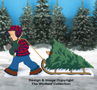 Christmas Tree Harvest Woodcraft Pattern - The Winfield Collection