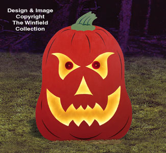 Giant Glowing Jack-O Wood Project Plan - The Winfield Collection