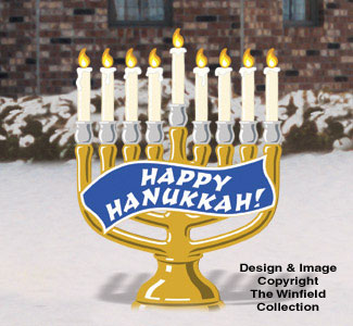 Happy Hanukkah Woodcrafting Pattern - The Winfield Collection