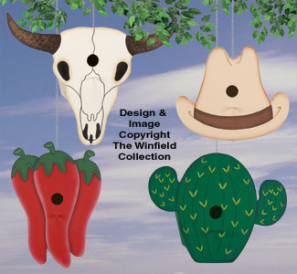 Southwest Birdhouses Woodcrafting Pattern - The Winfield Collection