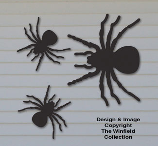 Large Plywood Spiders Woodcrafting Pattern - The Winfield Collection
