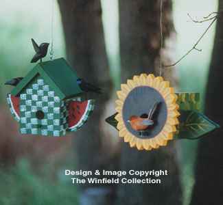 Summer Birdhouses Woodcraft Plan(F)
