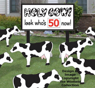 Holy Cow Birthday Woodcraft Pattern - The Winfield Collection