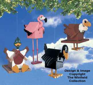 Wacky Birdhouse & Feeders Wood Patterns