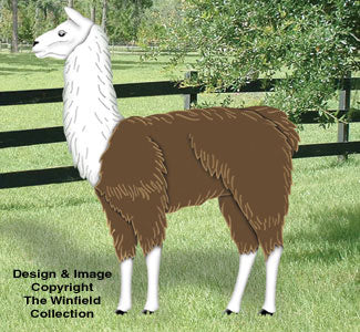 Life-Size Yard Llama Woodcrafting Pattern - The Winfield Collection