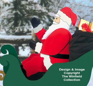 Seated Santa Woodcraft Pattern - The Winfield Collection