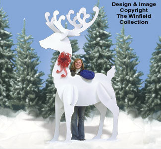GIGANTIC Reindeer Premium Woodcraft Pattern - The Winfield Collection