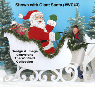 GIGANTIC Sleigh Premium Woodcraft Pattern - The Winfield Collection