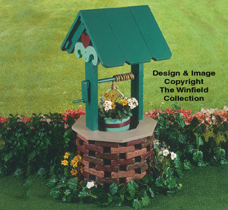 Small Wishing Well Wood Project Plan - The Winfield Collection