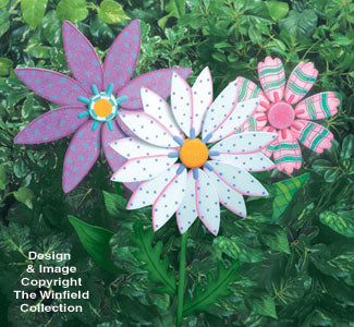 Whirling Flower Whirligigs Wood Project Plan - The Winfield Collection
