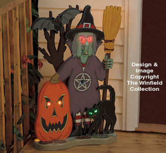 Lighted Welcome Witch Pattern - The Winfield Collection