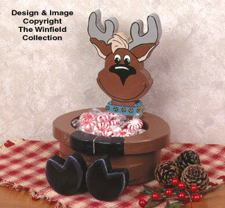 Reindeer Bowl Woodcraft Pattern - The Winfield Collection