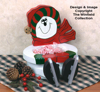 Snowman Bowl Woodcraft Pattern - The Winfield Collection
