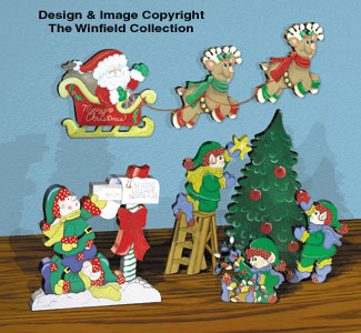 Santa's Helpers Woodcraft Pattern - The Winfield Collection