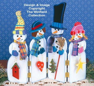 Snowman Screen Woodcraft Pattern(F) - The Winfield Collection