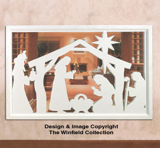 Wall Nativity Woodcraft Pattern - The Winfield Collection