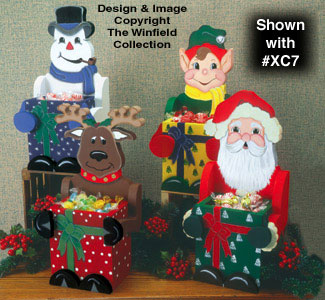 Christmas Candy Boxes Pattern #2(F) - The Winfield Collection
