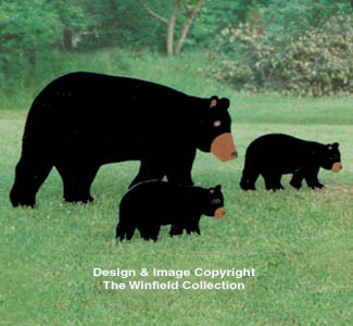 Mother Bear & Cub Woodcraft Plan - The Winfield Collection