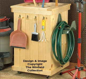 Garden Tool Caddy Wood Project Plan - The Winfield Collection