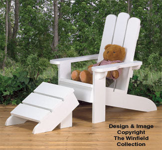 Kid's Adirondack Chair Wood Plans - The Winfield Collection