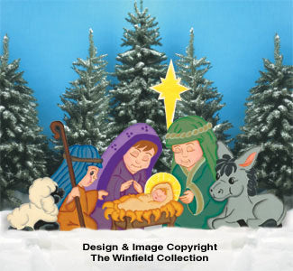 Young Nativity Woodcrafting Pattern - The Winfield Collection