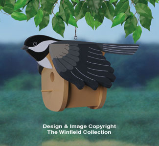 Chickadee Birdhouse Wood Project Pattern - The Winfield Collection