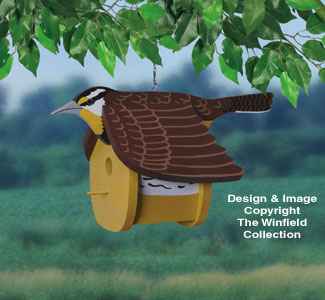 Meadowlark Birdhouse Wood Project Pattern