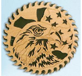Circular Saw - Patriotic Eagle Project Pattern - The Winfield Collection