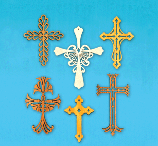 12 Ornamental Wall Cross Patterns Set II - The Winfield Collection