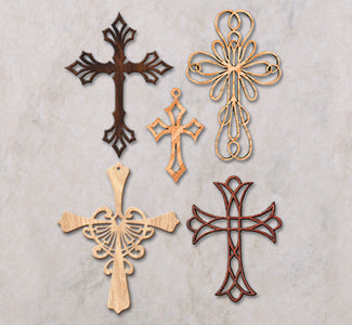 Ornamental Wall Crosses Pattern Set (7604AC & 7779AC) - The Winfield Collection