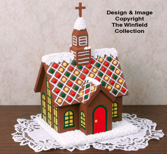 Ultimate Gingerbread Church Woodcraft Pattern - The Winfield Collection