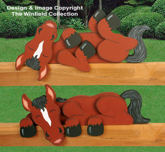 Horse Rail Pets Woodcrafting Plan - The Winfield Collection