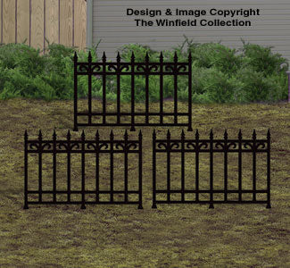 Graveyard Fence Woodcraft Pattern - The Winfield Collection
