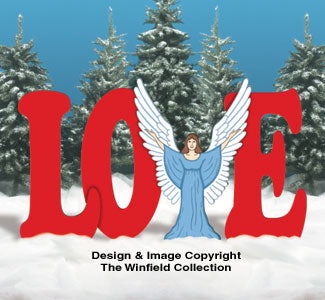 Angelic Love Woodcrafting Pattern - The Winfield Collection