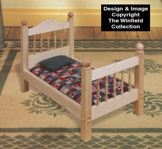 Doll Bed Wood Pattern - The Winfield Collection