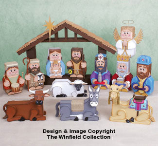 Nativity Patio Paver Pals Pattern - The Winfield Collection