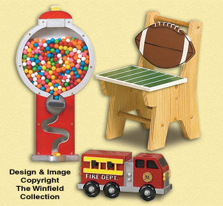 Playtime Trio Wood Plans (CS4021, 4043 & 3051) - The Winfield Collection