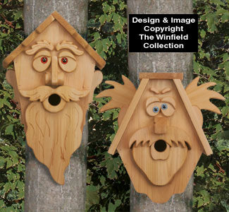 Cedar Men Birdhouse Patterns - The Winfield Collection