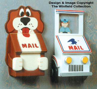 Postal Truck and Dog Mailbox Patterns(F) - The Winfield Collection