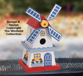 Dutch Windmill Birdhouse Pattern - The Winfield Collection