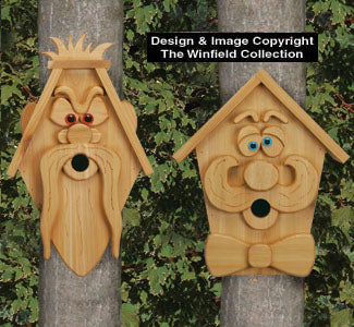 Cedar Men Birdhouses #2 Pattern - The Winfield Collection