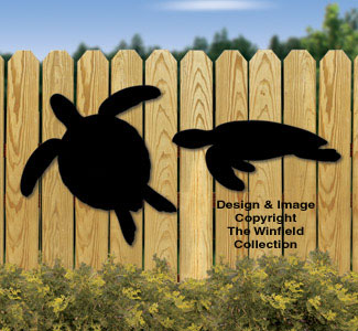 Sea Turtle Shadows Woodcraft Pattern - The Winfield Collection