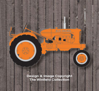 Small Allis Chalmers Tractor Wall Decor Pattern - The Winfield Collection