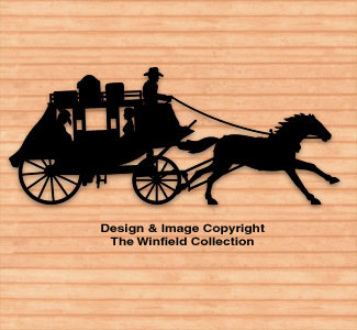 Old West Express Shadow Pattern - The Winfield Collection