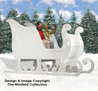 GINORMAS Sleigh Woodworking Plans - The Winfield Collection