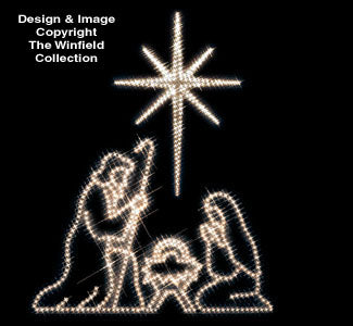 Nativity and Star Nite-Lite Pattern Set (LYD53, LYD62) - The Winfield Collection