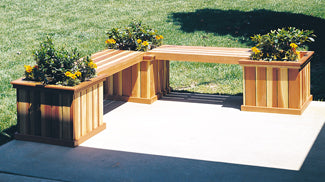 Planter Bench Woodworking Plans - The Winfield Collection