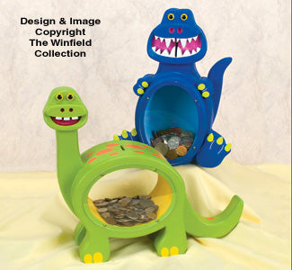 Fat Dinosaur Bank Patterns - The Winfield Collection