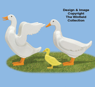 3D Life-Size Ducks Wood Pattern - The Winfield Collection